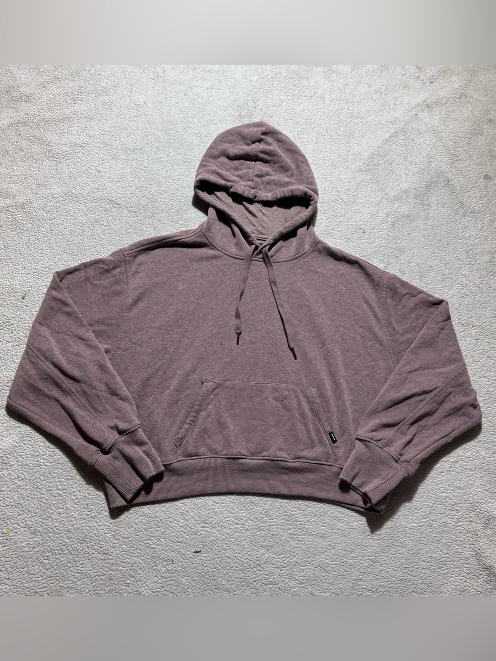 Prana Hoodie Womens XL Brown Sweater Hemp Blend Long Sleeve Pullover Drawstring